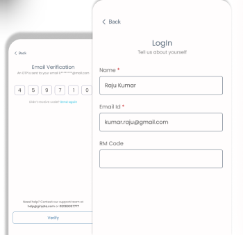 Account Creation screenshot
